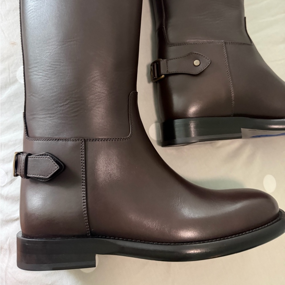 Burberry Brown Over the Knee Boots - Picture 11 of 14
